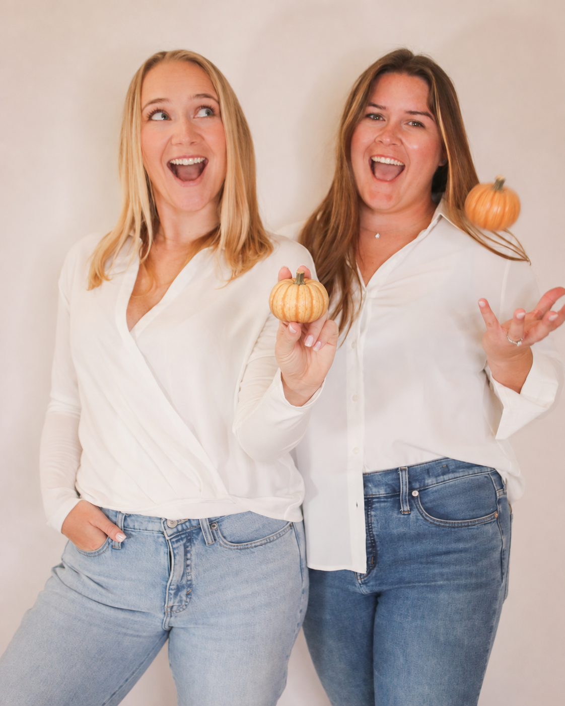 Nicole and Becca, founders of South Florida Holiday Decor